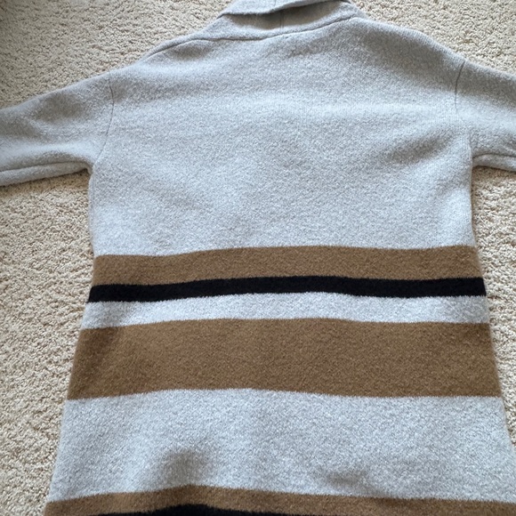 Vici S/M open cardigan long sweater Gray black brown - Picture 10 of 13